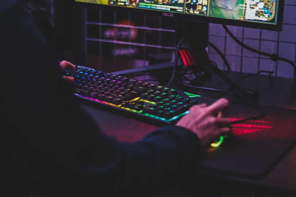 Podświetlana klawiatura gamingowa